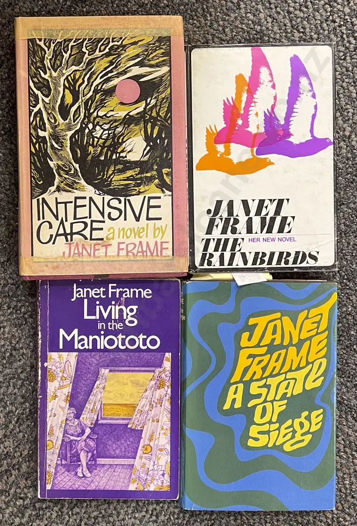 Four Assorted Janet Frame Volumes Image 1++
