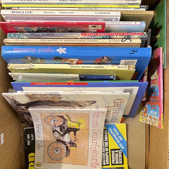 Box of Assorted Books