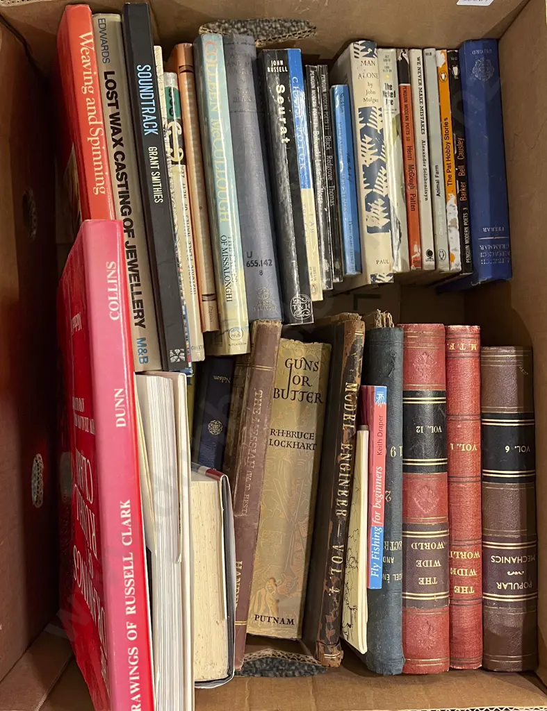 Box of Assorted Books Image 1++