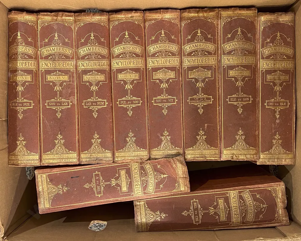 Chambers Encyclopaedia Volume I - X Image 1++