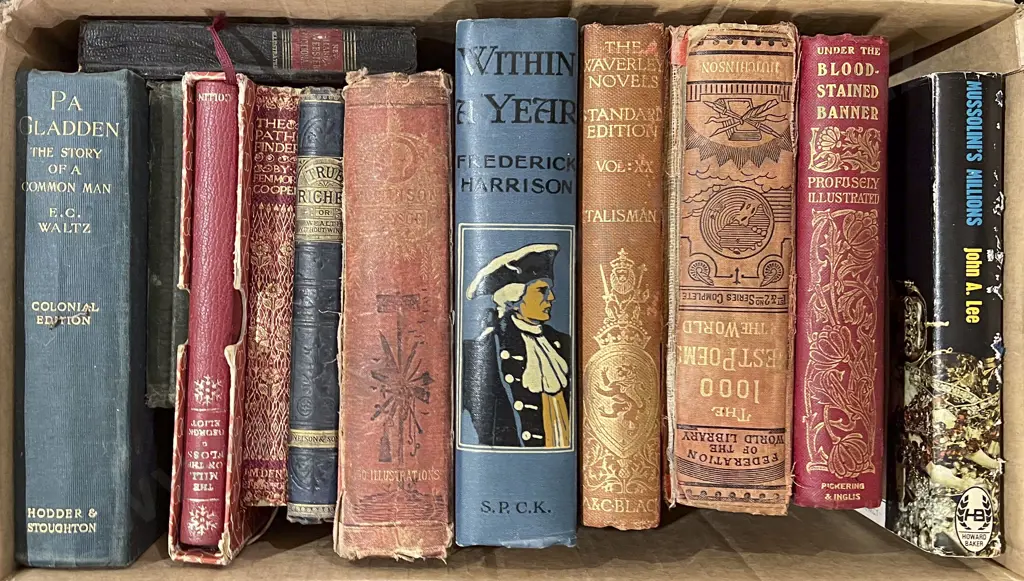 Box of Assorted Vintage Books Image 1++