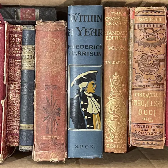 Box of Assorted Vintage Books