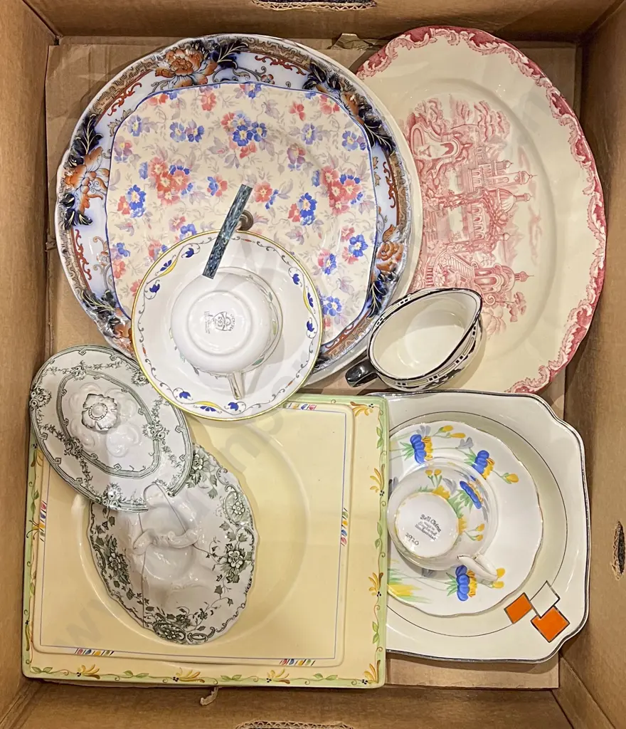 Box of Assorted Fancy China Image 1++
