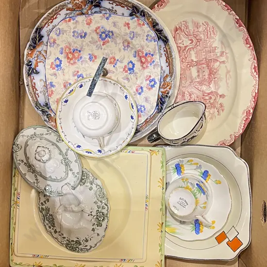 Box of Assorted Fancy China