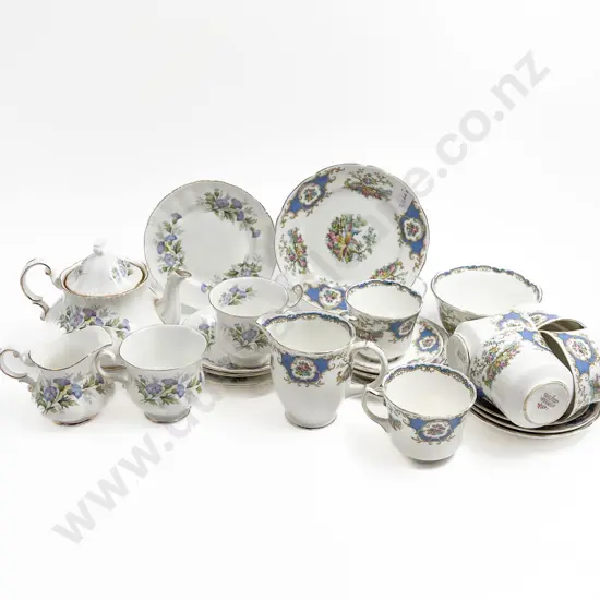 Quantity of Assorted Fancy China Including Teapot