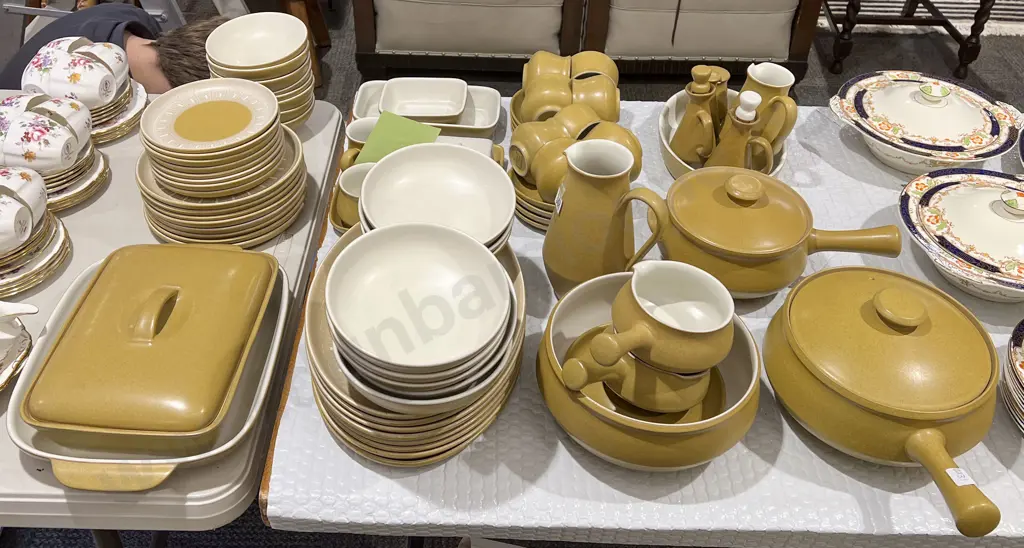 Seventy Eight Pieces of Denby Stoneware Image 1++