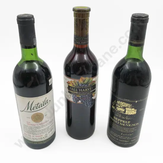 Seven Various Bottles of Wine