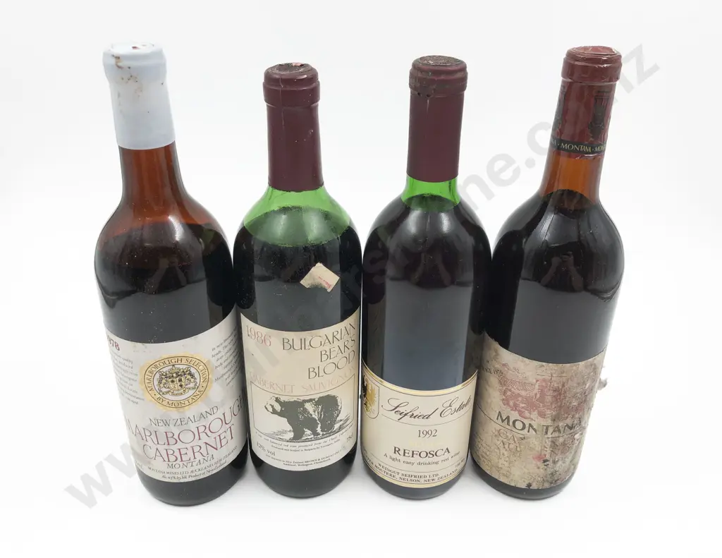 Seven Various Bottles of Wine Including Bulgarian Vintage Image 1++