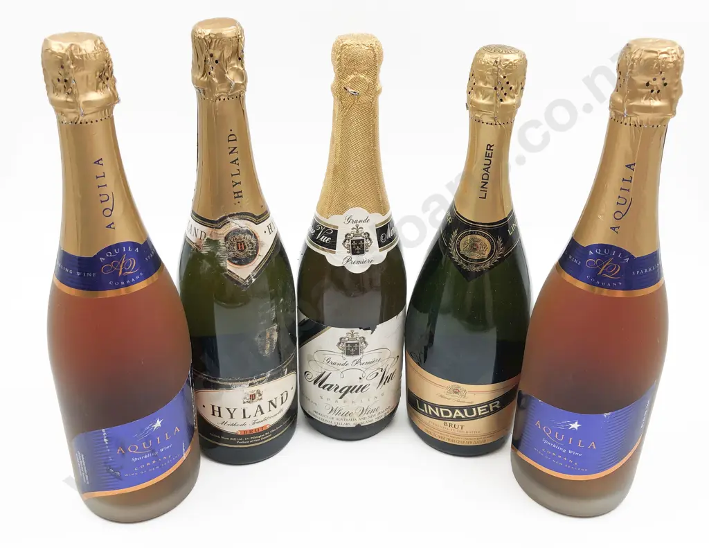 Five Various Sparkling Wines Image 1++