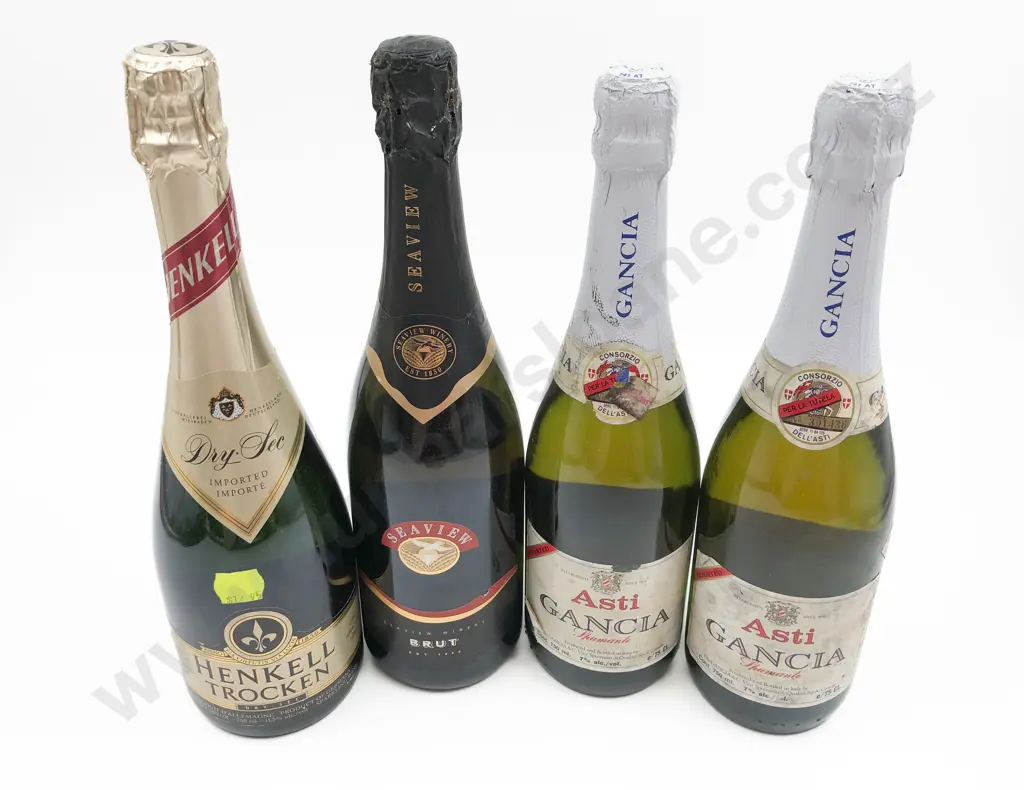 Four Various Sparkling Wines Image 1++