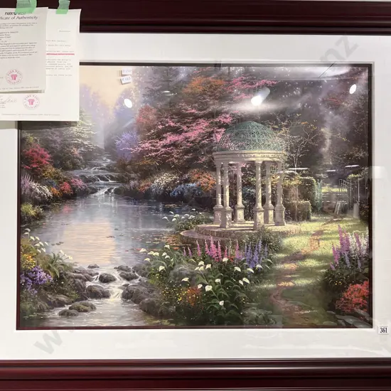 Thomas Kankade - Garden of Prayer - Lithograph 217/590