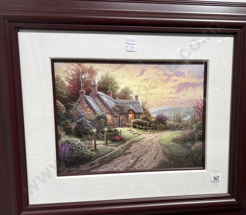 Thomas Kinkade - Peaceful Time - Lithograph 364/1000 Image 1++