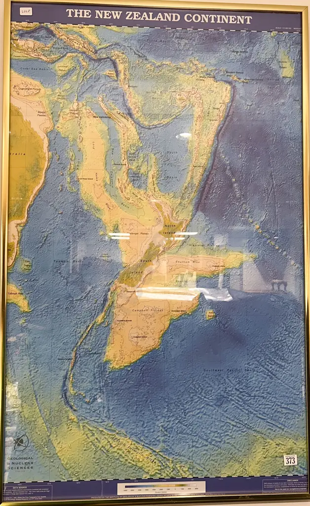 The New Zealand Continent Map Image 1++