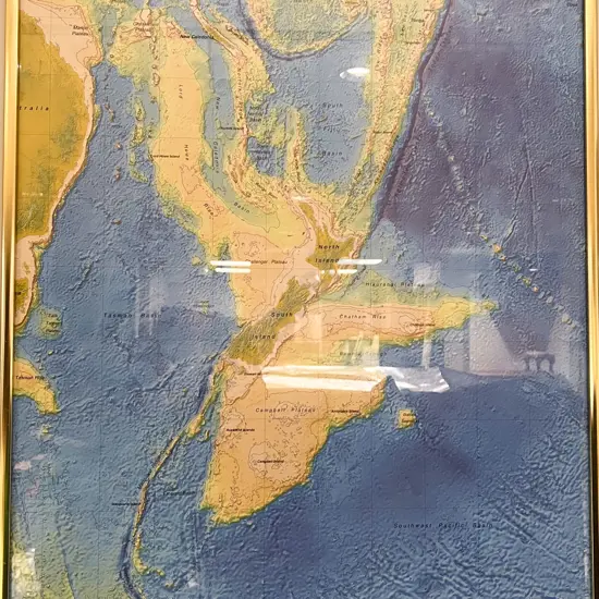 The New Zealand Continent Map