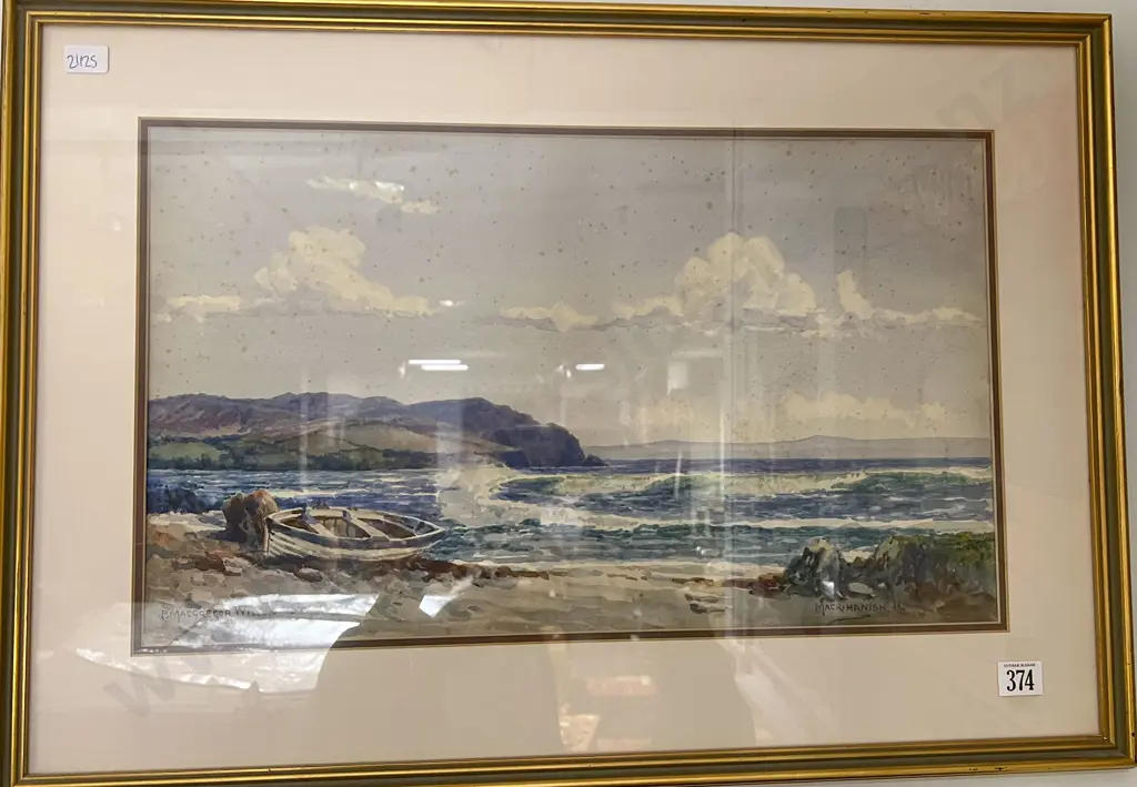 Peter McGregor Wilson - Macrihanish - Coastal W/C Image 1++