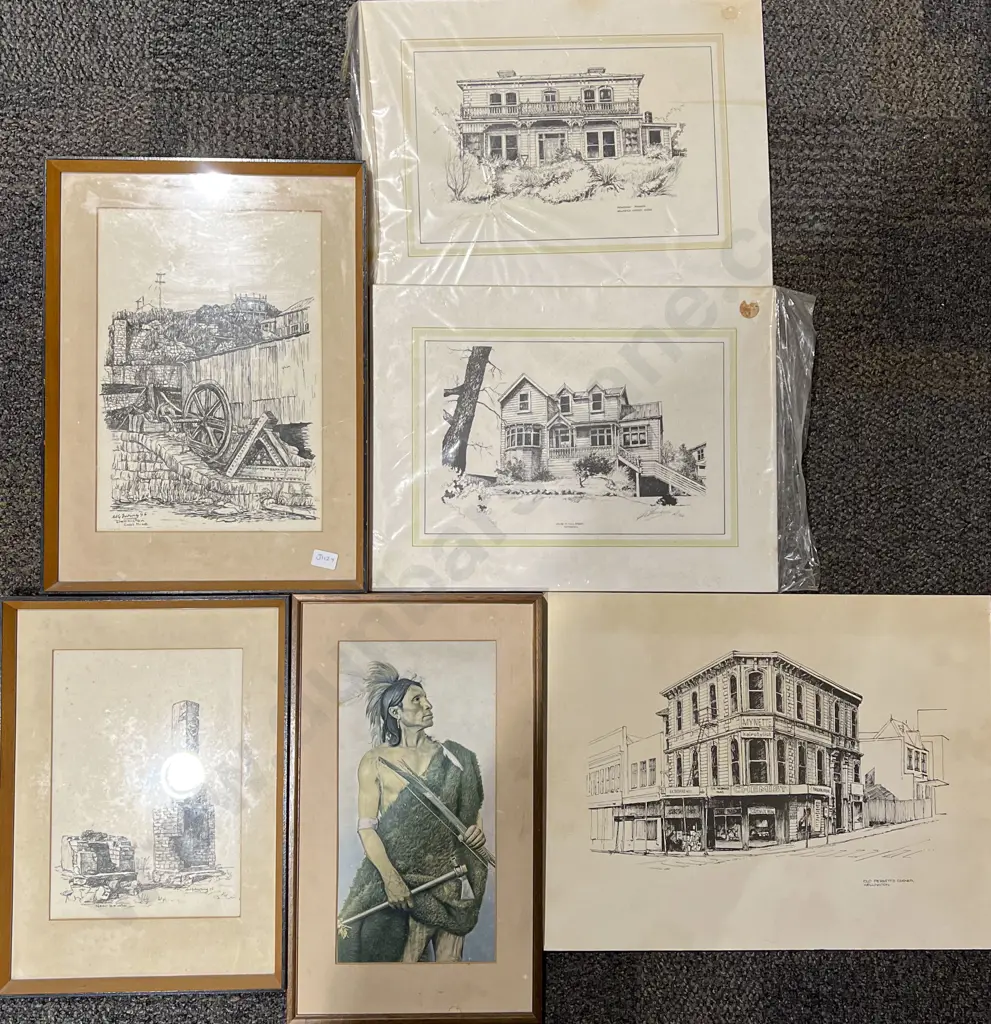 Box of Assorted Artworks Image 1++
