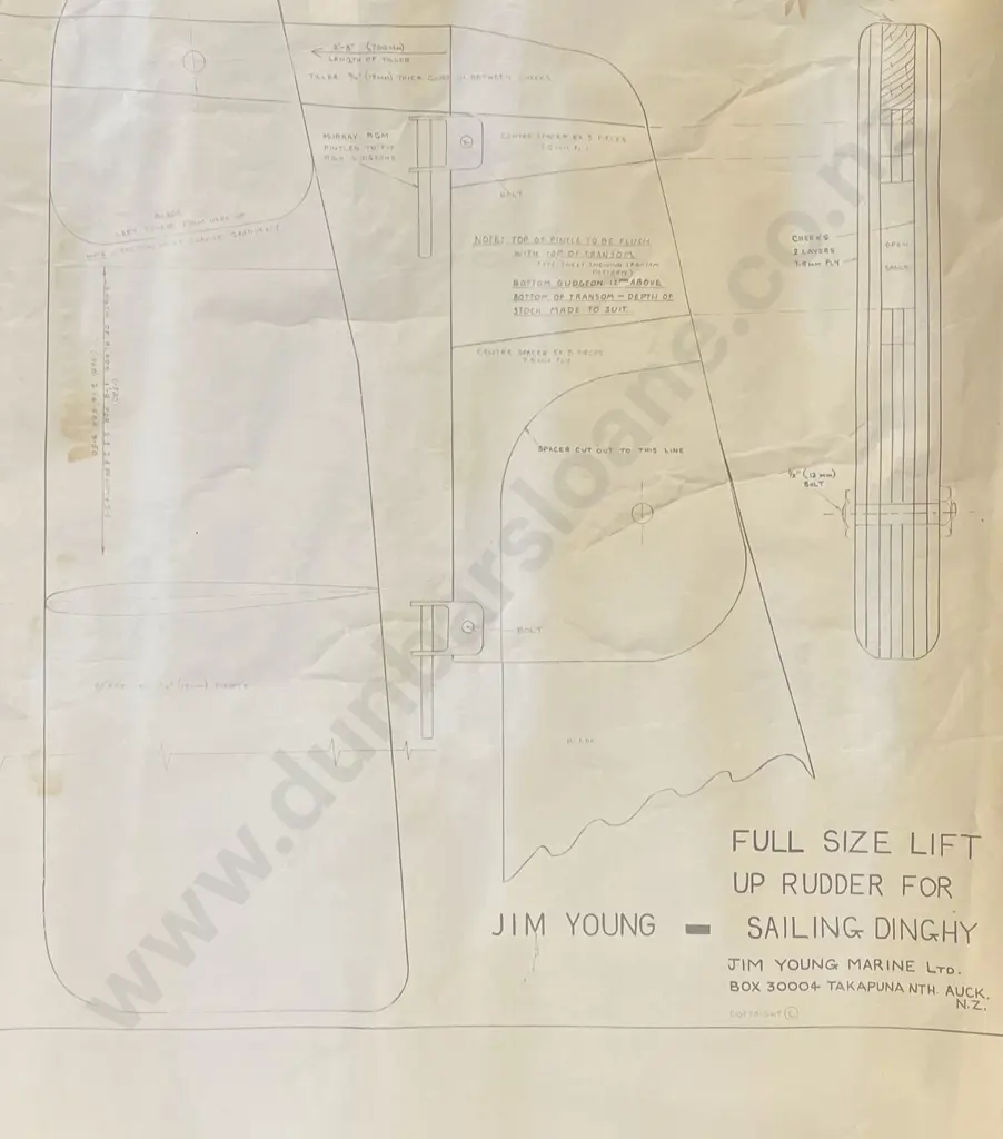 Assorted Vintage Ship Plans Image 1++