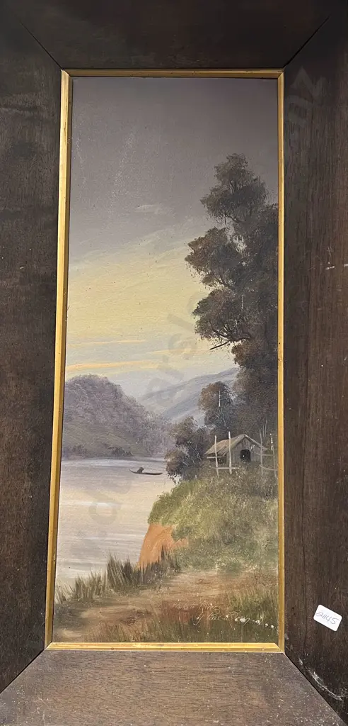 Paul Wren - Waikato River - Oil on Board Image 1++