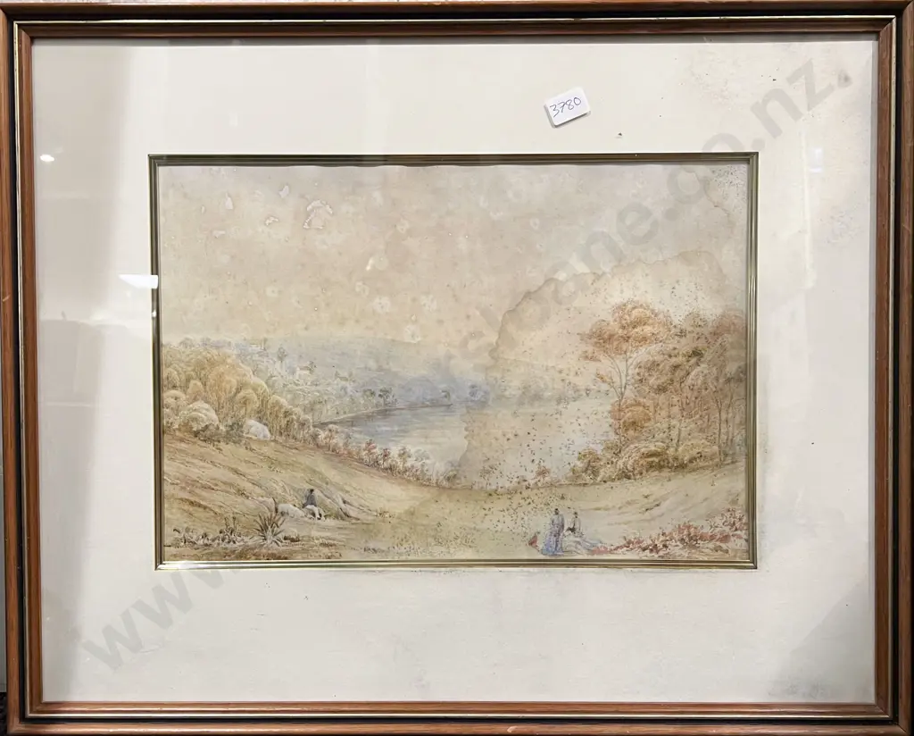 Three Assorted Framed Watercolours Image 1++