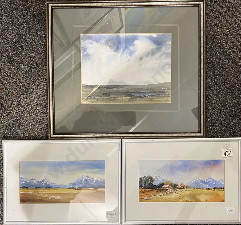 Pair of Fayne P. Berring W/C Together with Other Image 1++