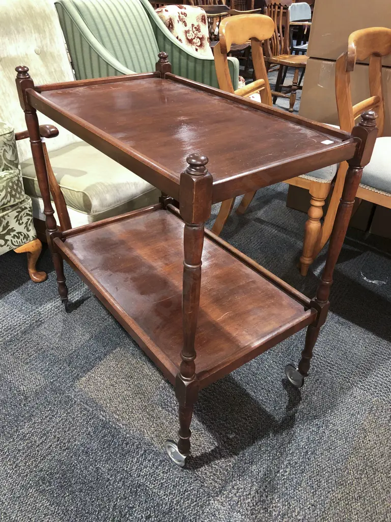 Two Tier Tea Trolley Image 1++