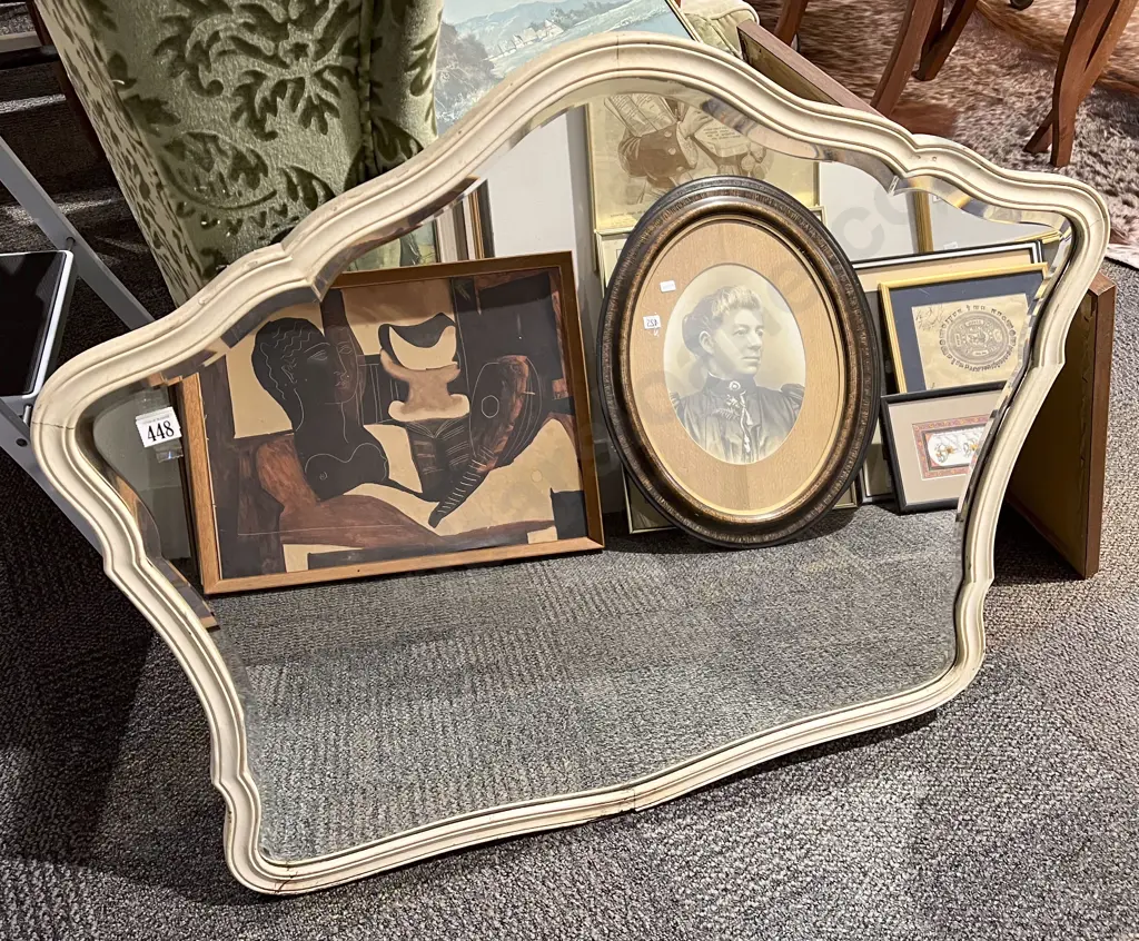 Bevel Edged ex Dressing Table Mirror Image 1++