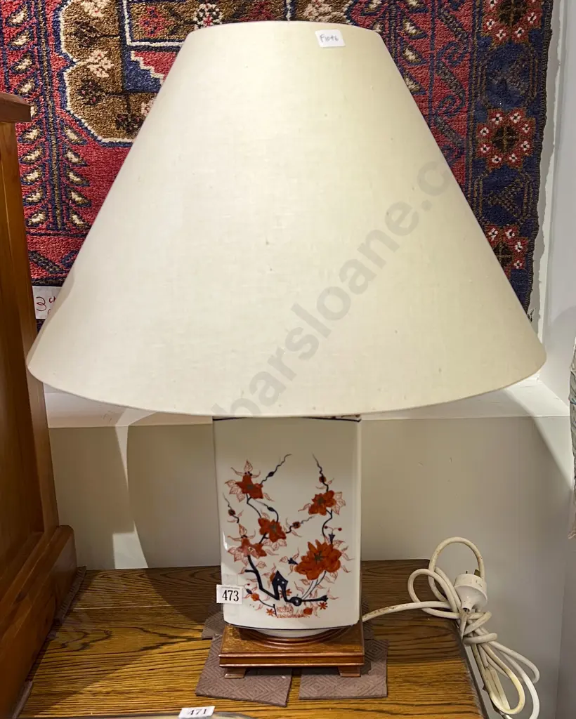Imari Pattern Vase Form Table Lamp Image 1++