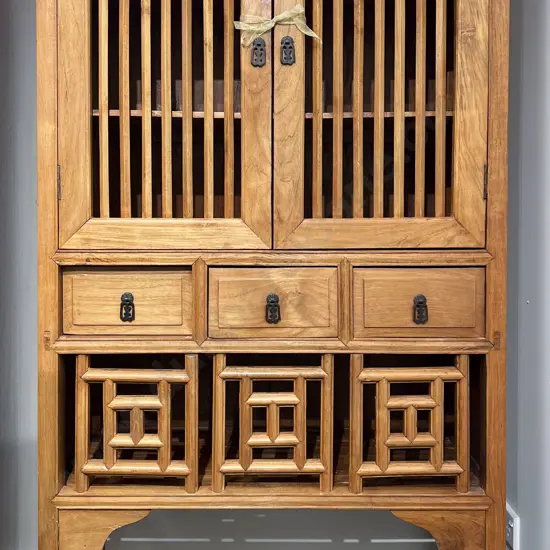 Chinese Three Drawer Cabinet