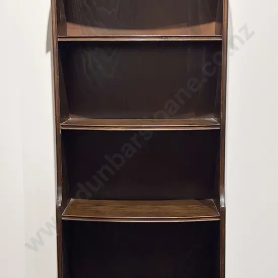 Slender Bookcase with Graduating Shelves