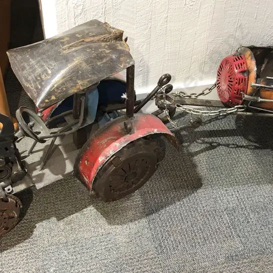 Steampunk Tractor and Trailer