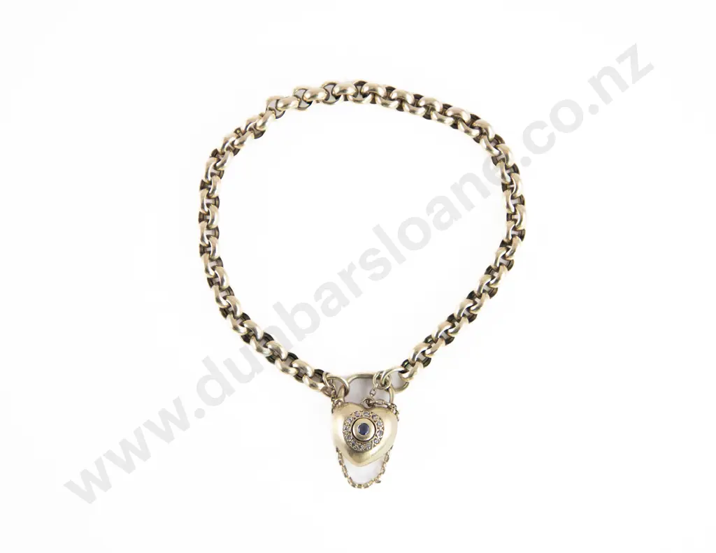 9ct Trace Link Bracelet Image 1++