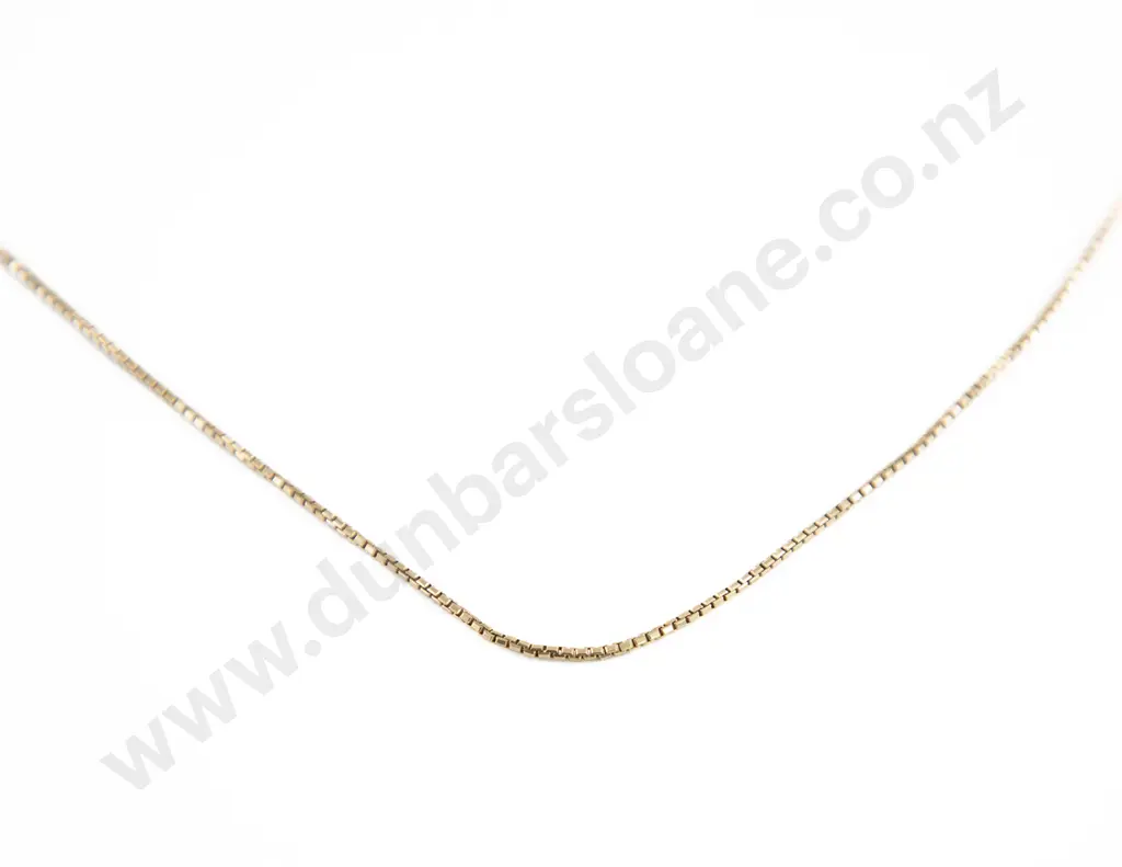 14ct Box Link Neck Chain Image 1++