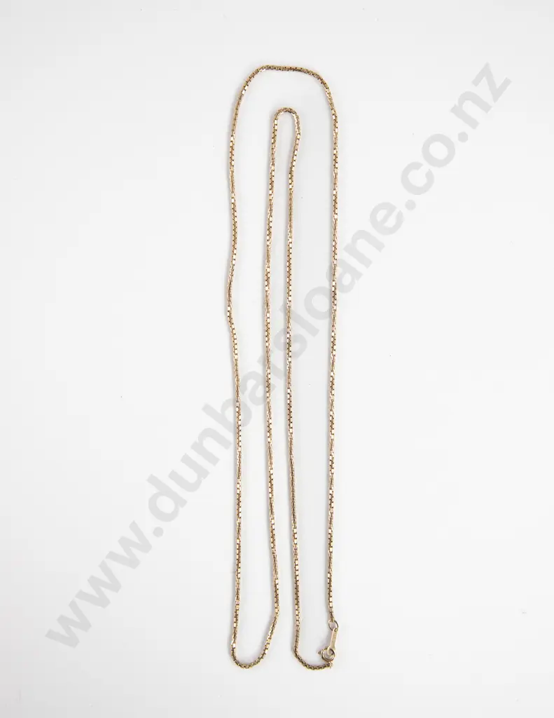 14ct Box Link Neck Chain Image 1++