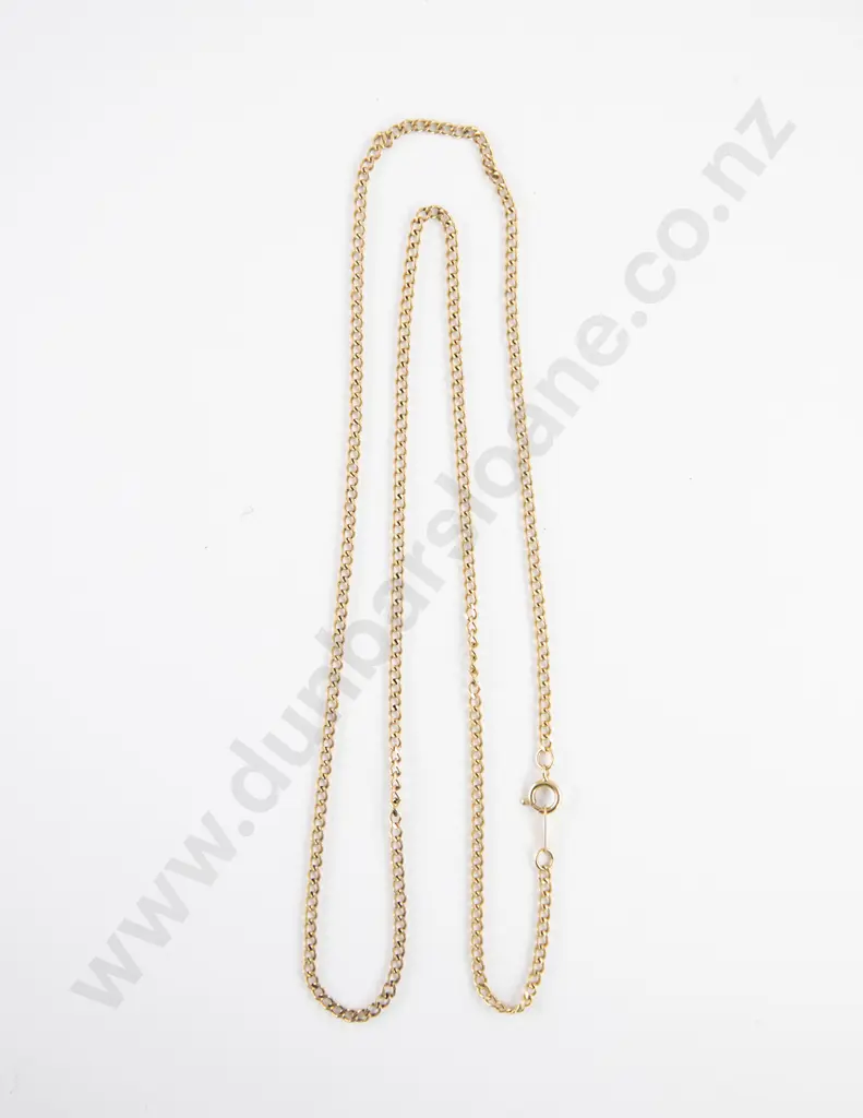 14ct Curb Link Neck Chain Image 1++