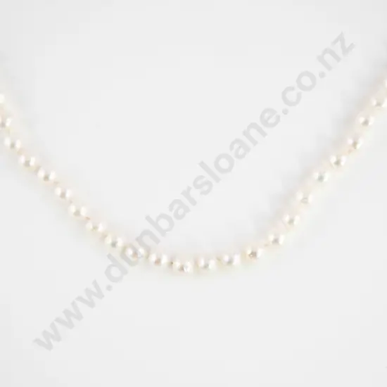 Uniform Single Strand Cultured Pearl Necklace
