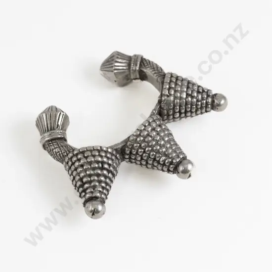 Antique Yemeni Silver Metal Tribal Bangle