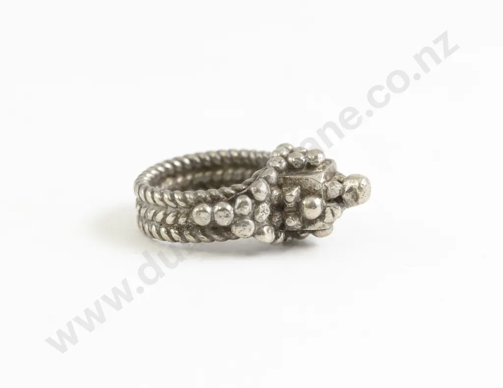 North African Triangular 'Tower' Ring Image 1++