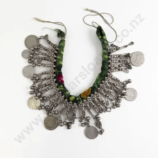 Antique Yemeni Tribal Silver Metal Head Band