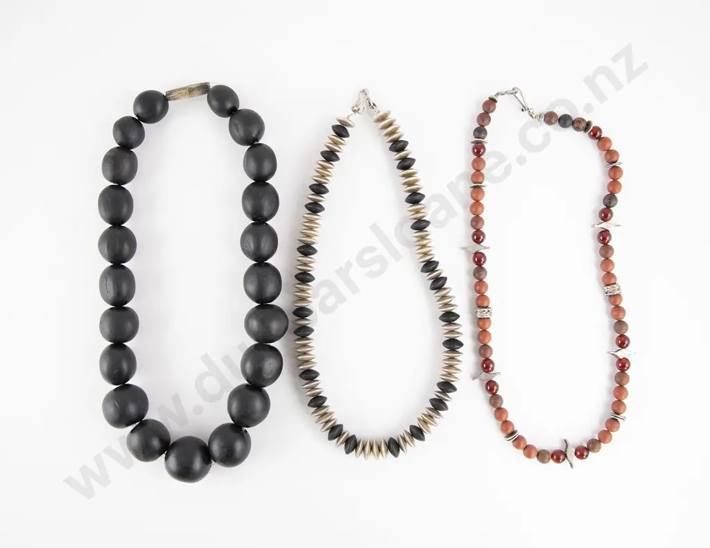 Three Contemporary Bead Necklaces Image 1++