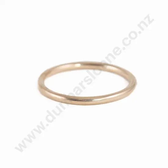 Edwardian 9ct Plain Hinged Snap Bangle