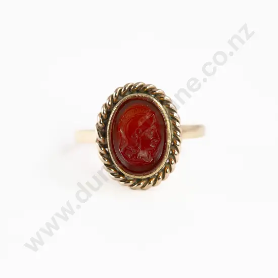 9ct Signet Seal Style Ring