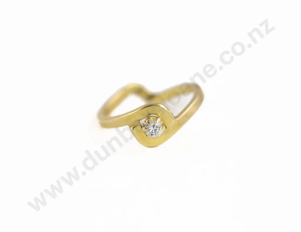 Berry's 18ct Solitaire Diamond Ring Image 1++
