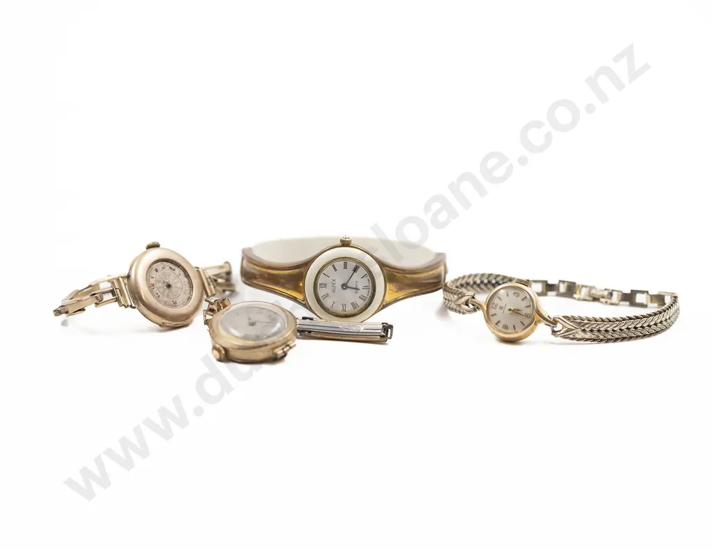 Two Vintage 9ct Cased Ladies Wrist Watches Image 1++