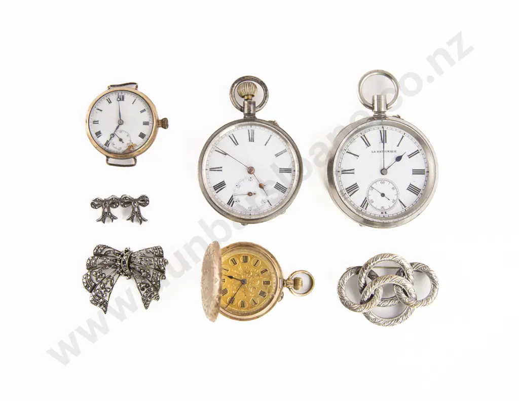14ct Hunter Cased Small Pocket Watch Image 1++