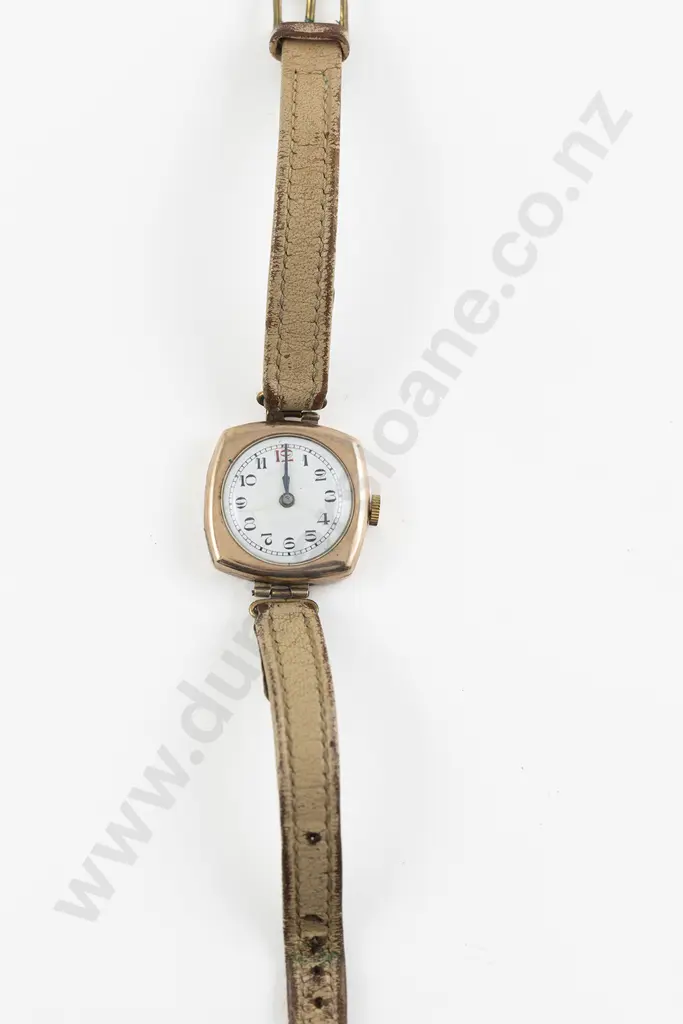 Vintage 9ct Cased Manual Wind Wrist Watch Image 1++