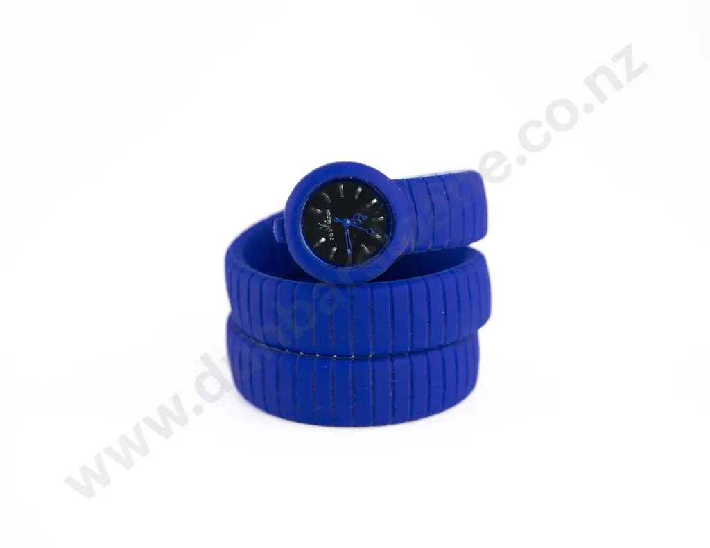 Toy Watch VP03BL Quartz Analog Black Dial Electric Blue Unisex Watch 2501 Image 1++