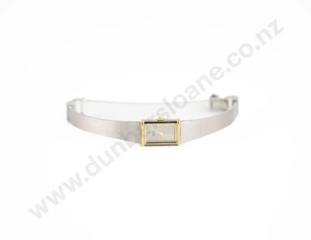 Seiko 2E20 Quartz All Stainless Steel Ladies Wrist Watch Image 1++