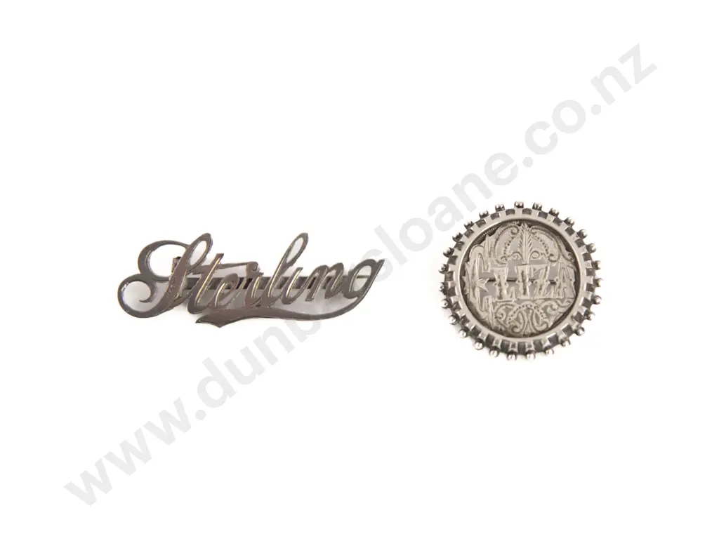 Victorian S/S 'Eliza' Target Brooch Image 1++