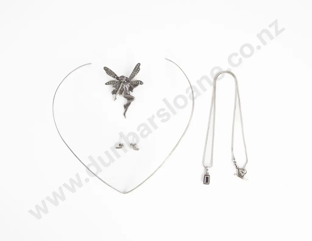 S/S Single Amethyst Pendant Image 1++