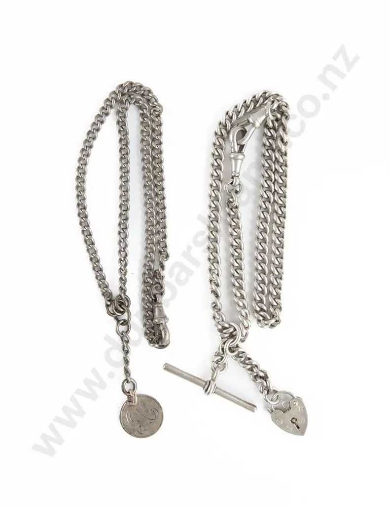 S/S Uniform Curb Link Albert Chain Image 1++